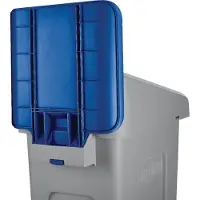 Rubbermaid Slim Jim paneel voor recycling station, blauw