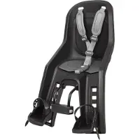 Polisport Bubbly Mini Plus Kinderzitje - Zwart/Donkergrijs
