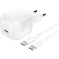 Belkin USB-C Wandlader 45 W met 1 m USB-C-naar-USB-C Kabel –Universeel - Wit