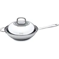 Berghoff Wok met deksel met non-stick 28 cm - Collect & Cook