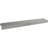 vidaXL Gazonrand 20 st 100 x 10 x 8 cm Staal Zilverkleurig