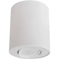 Nowodvorski Lighting Plafondspot Zet, wit, metaal, 12 cm hoog, verstelbaar, GU10 dimbaar, wit / opaal, Woon-/ Eetkamer, metaal, Modern, buitenspot