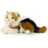 Rappa Eco Friendly Serie - Driekleurige Pluchen Kat - 30 cm - Zacht en Realistisch - Voor Alle Leeftijden