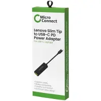 Microconnect GENERIEK 5706998631008 - KVM-SWITCH - USB3.1C-LEN adapter en connector van USB C-kabels Lenovo Zwart