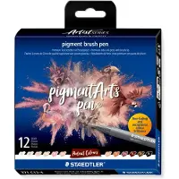 Staedtler Pigment Arts brushpennen Portrait Colours (12 stuks)