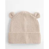 Beechfield Organic Baby Bear Beanie - Almond - 12-24 MTHS