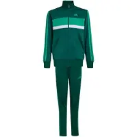 Adidas Sportswear junior trainingspak - groen Jongens/Meisjes Polyester Opstaande kraag - maat 176