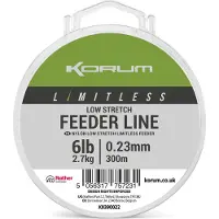 Korum Limitless Leeder Line 300m - Maat : 0.30mm - 12lb - 5.4kg