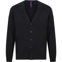 Henbury W722 Men´s Lightweight V-Neck Cardigan