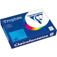 Clairefontaine Gekleurd papier Caribbean blauw A4 210 grams (250 vel)
