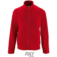 Sol 02093 - Heren Effengekleurd Fleecejack Norman Charcoal Grey - 5XL - polyester