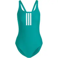 Adidas Sportbadpak '3-Stripes V-Back' smaragd / wit
