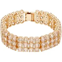 Faina Armband rose-goud / transparant