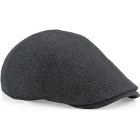 Beechfield - Melton Wool Ivy Cap - Charcoal Marl - One Size