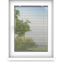 Fart Produkt time4blinds - Binnenjaloezieën Zonder Boren - Aluminium Jaloezieën - Aluminium Rolgordijnen voor Woonkamer, Slaapkamer, Keuken, Kantoor - met Koordgeleiders - Antraciet, Rechts, 600x1000