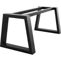 MetaloPro Tafelonderstel Nemesis Extreme - Robuuste, Trapezvormige Stalen Tafelpoten Voor Eettafel & Bureau In Moderne Industriële Stijl - 180x80x72cm