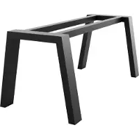 MetaloPro Tafelonderstel Thusia Extreme - Zwarte Robuuste Metalen Constructie In Industriële Stijl Voor Grotere Tafels In Huishoudens En Kantoren - 240x80x72cm