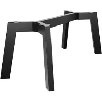 MetaloPro Tafelonderstel Barax Special Extreme – Zwart Stalen Industrieel Onderstel voor Grote Eet- en Werktafels – Duurzame en Stabiele Constructie 190x80x72cm