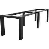 MetaloPro Tafelonderstel Etamin Extreme Long – Zwart Stalen Frame voor Grote Industriële Tafels – Robuust en Modern Onderstel voor Eet- en Werktafels 300x80x72cm