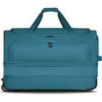 Redolz Duffle Essentials reistas met 2 wielen, 70 cm lang, met uitbreidingsplooi - petrol