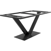 MetaloPro Tafelonderstel Thuban Frame - Moderne Metalen Constructie Met V-Vormig Frame, Stabiele Basis, Ideaal Voor Eet- En Werktafels - 160x80x74cm