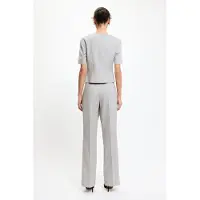 BENU Lichtegrijze blazer met korte mouwen