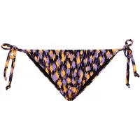 LASCANA Bikinibroek 'Lavista' lila / oranje / zwart