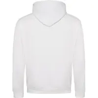 Just Hoods JH003 Varsity Hoodie - Wit