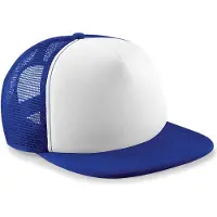 Beechfield Vintage Snapback Trucker B645 - Bright Royal / White - One size