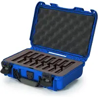Nanuk 909 koffer met schuim voor 8 messen, blauw