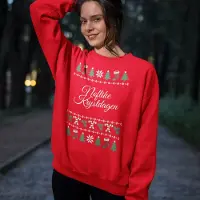 B&C Friese Kersttrui Rood Noflike Krystdagen Candy Cane - Maat L - Uniseks Fit - Kerstkleding Voor Dames & Heren