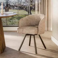 Hoyz Collection eetkamerstoel cross - 56x58x81 cm set van 2