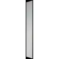 Balmani Auro rechthoekige toiletspiegel mat zwart 17 x 109 cm