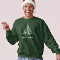 B&C Lekker Waus Foute Kersttrui Groen - Pillenboom Merry Christmas - Maat M - Kerst Outfit Dames & Heren