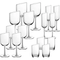 Villeroy & Boch Wein- und Sektgläser NewMoon Set van 16