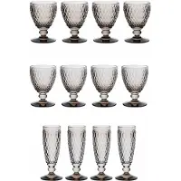 Villeroy & Boch Wasser-, Wein- und Sektgläser Boston Coloured Set van 12