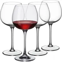 Villeroy & Boch Burgunder Rotweingläser Purismo Wine 200 ml Set van 4