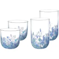 Like. by Villeroy & Boch Wasser- und Longdrinkglas-Set Like Confetti Set van 4
