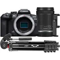Canon EOS R10 + RF-S 18-150mm F/3.5-6.3 IS + Joby Tripod