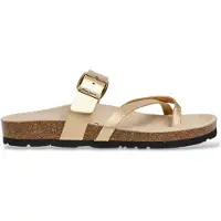 Pepe Jeans Dames Gouden Oban Cool Sandalen (40), Goudkleurig, Plat, Gesp, Casual PLS800001