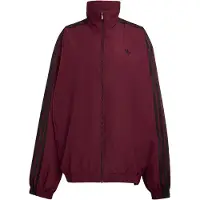 Adidas Originals Tussenjas 'Firebird Adilenium' wijnrood / zwart