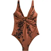 Next Badpak bruin / zwart