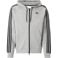 Adidas Sweatvest 'Adicolor' grijs gemêleerd / zwart