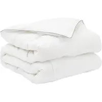vidaXL Dekbedset met kussen Wit 155 x 220 cm Katoen, Bamboe, Polyester