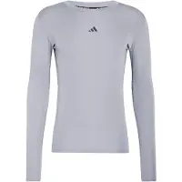 Adidas Functioneel shirt 'TECHFIT Compression Training Long Sleeve' grijs / zwart