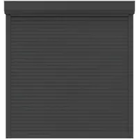 vidaXL Rolluik Antraciet 140 x 150 cm Aluminium en polyurethaan