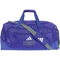 Adidas Sporttas 'Defender' grijs / donkerlila / wit