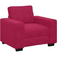 vidaXL Sofastoel Wijnrood 100x77x82 cm Fluweel