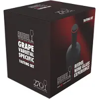 Riedel Wijnglazenset Fatto A Mano Black Tie - Bordeaux Grand Cru, Burgundy Grand Cru, Riesling & Oaked Chardonnay - 4 Stuks