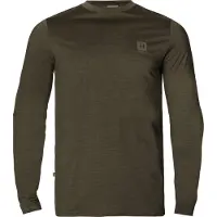 Härkila - Base All Season L/S T-Shirt - Merinoshirt 4XL, groen